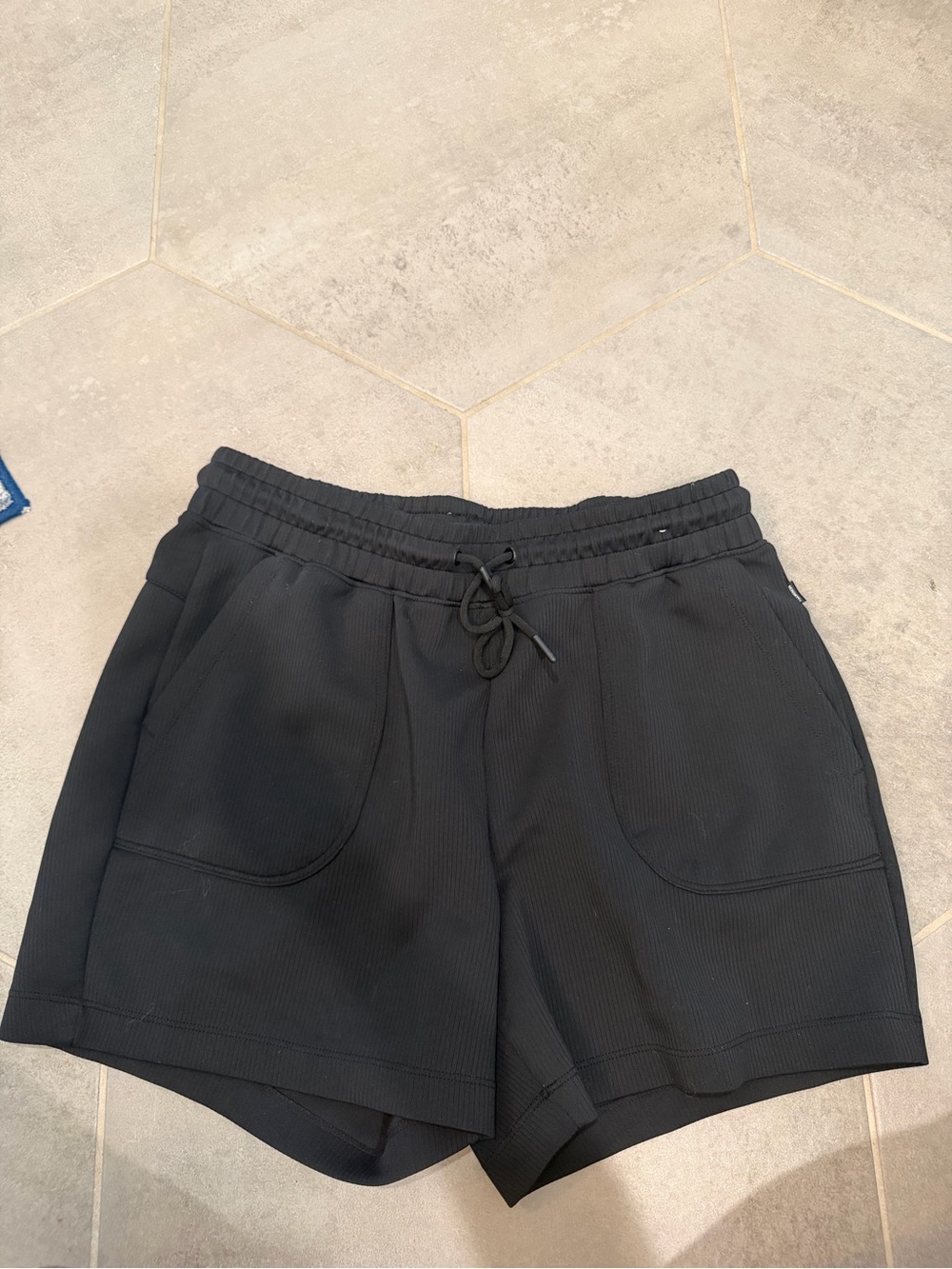 Mondetta Black Athletic Drawstring Shorts